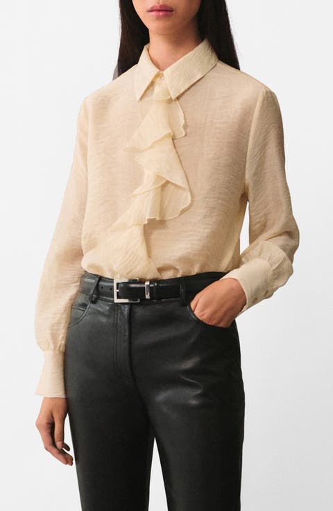 Flying Camisa Button-Up Top