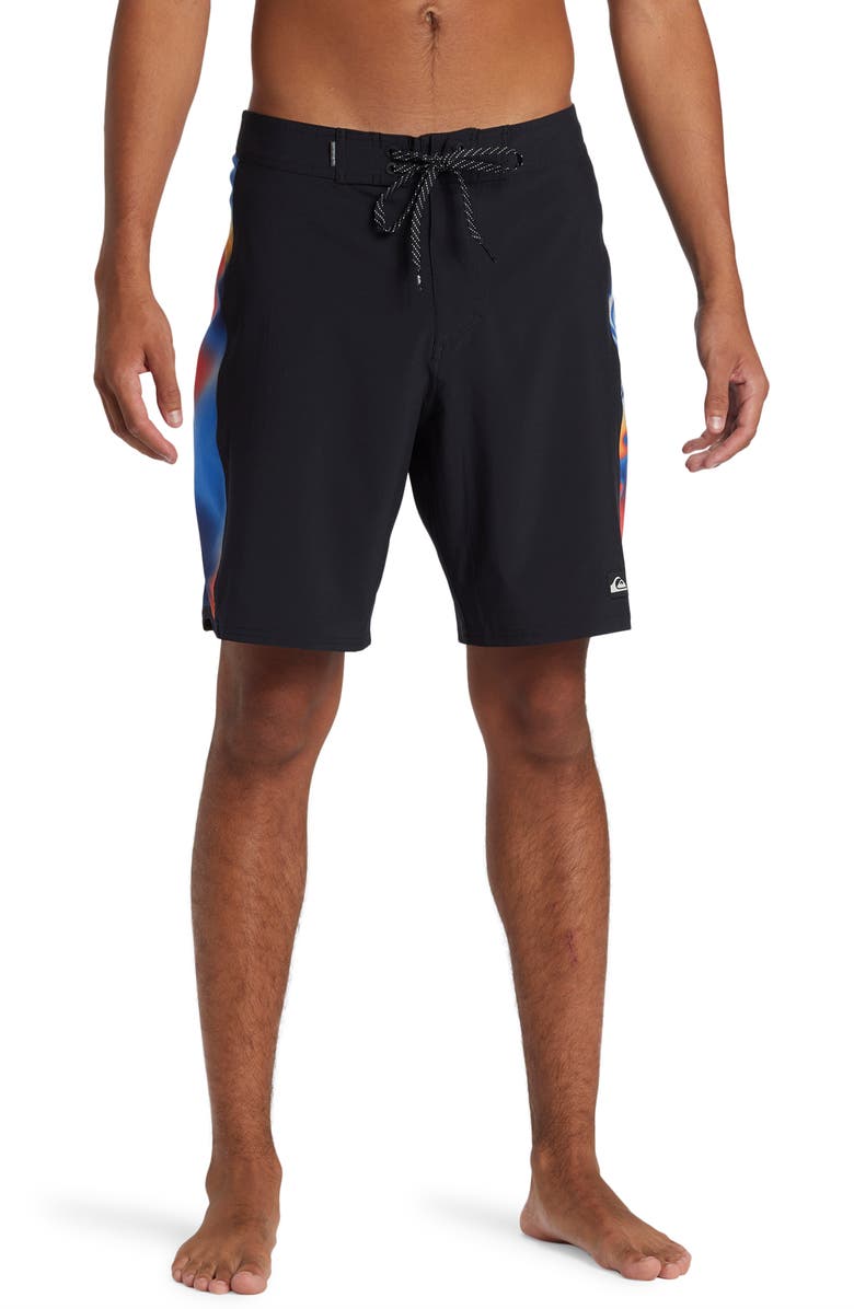 Quiksilver Surfsilk Arch Board Shorts, Main, color, Mercury Sherpa Black