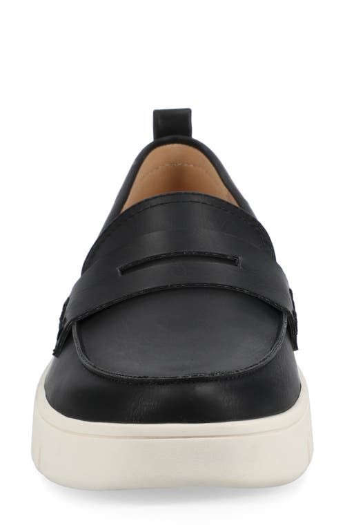 Journee Collection Tayla Penny Loafer In Black
