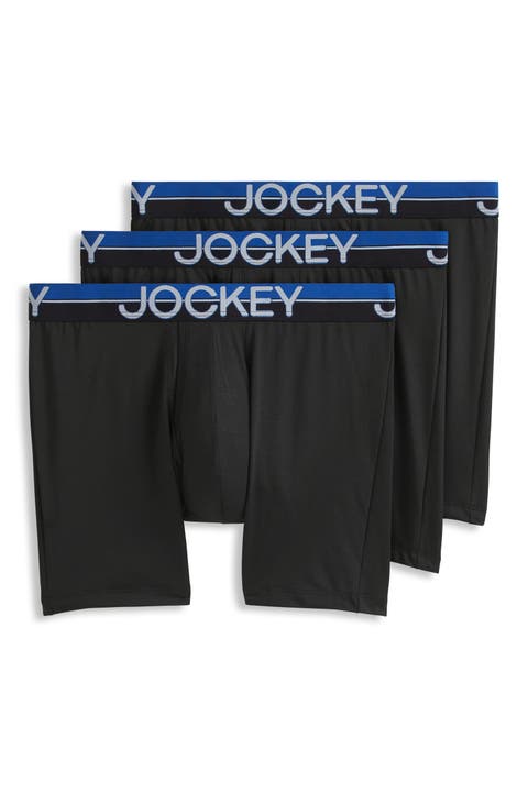 Men's Infinite Cool Microfiber Stretch 6" Boxer Brief - 3 Pack