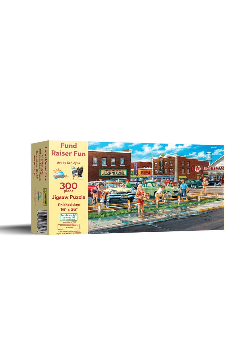 Fundraiser Fun 300 piece Jigsaw Puzzle for Adults, Main, color, Multicolor