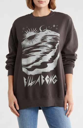 Billabong Ride In Cotton Blend Graphic Sweatshirt