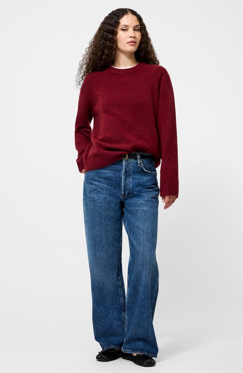 French Connection Emilia Crewneck Sweater In Red