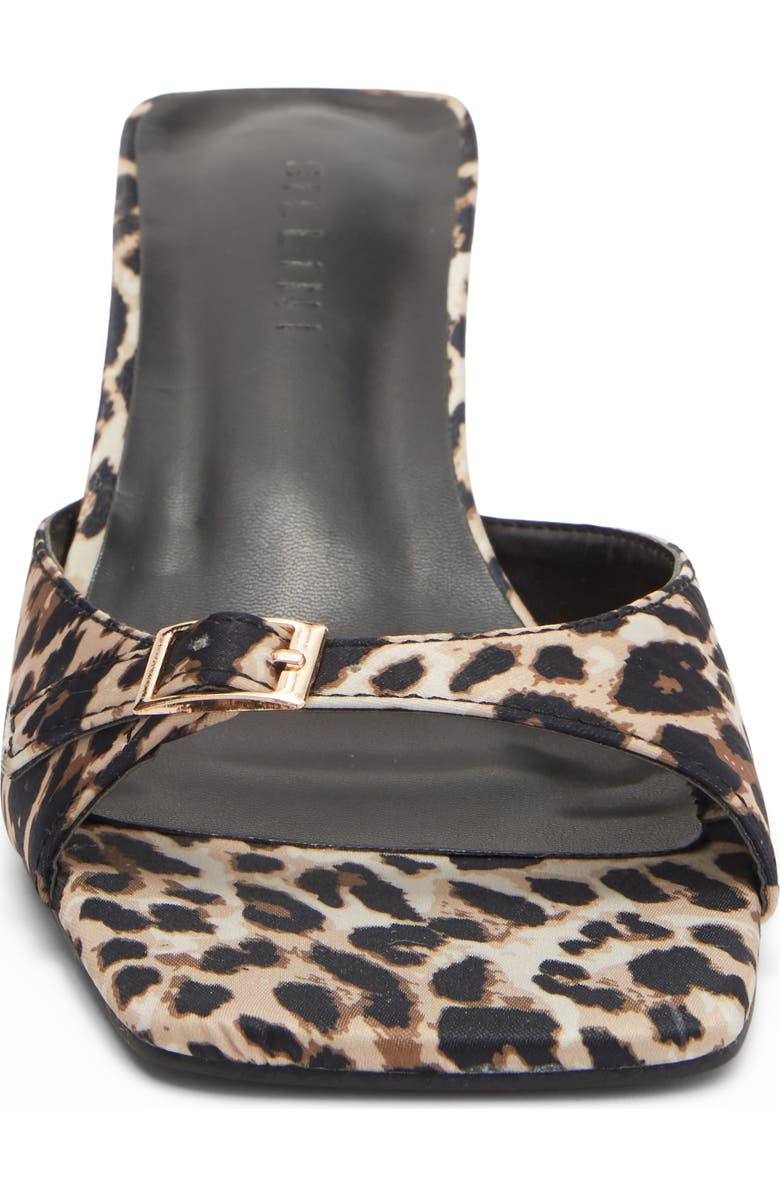 Billini Tilden Heel Sandal, Alternate, color, Leopard Satin