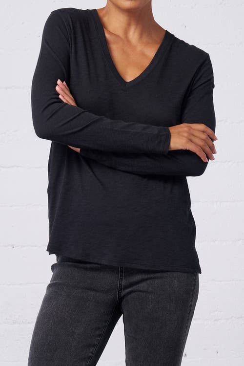 Franne Golde Slub Jersey Long Sleeve Tee