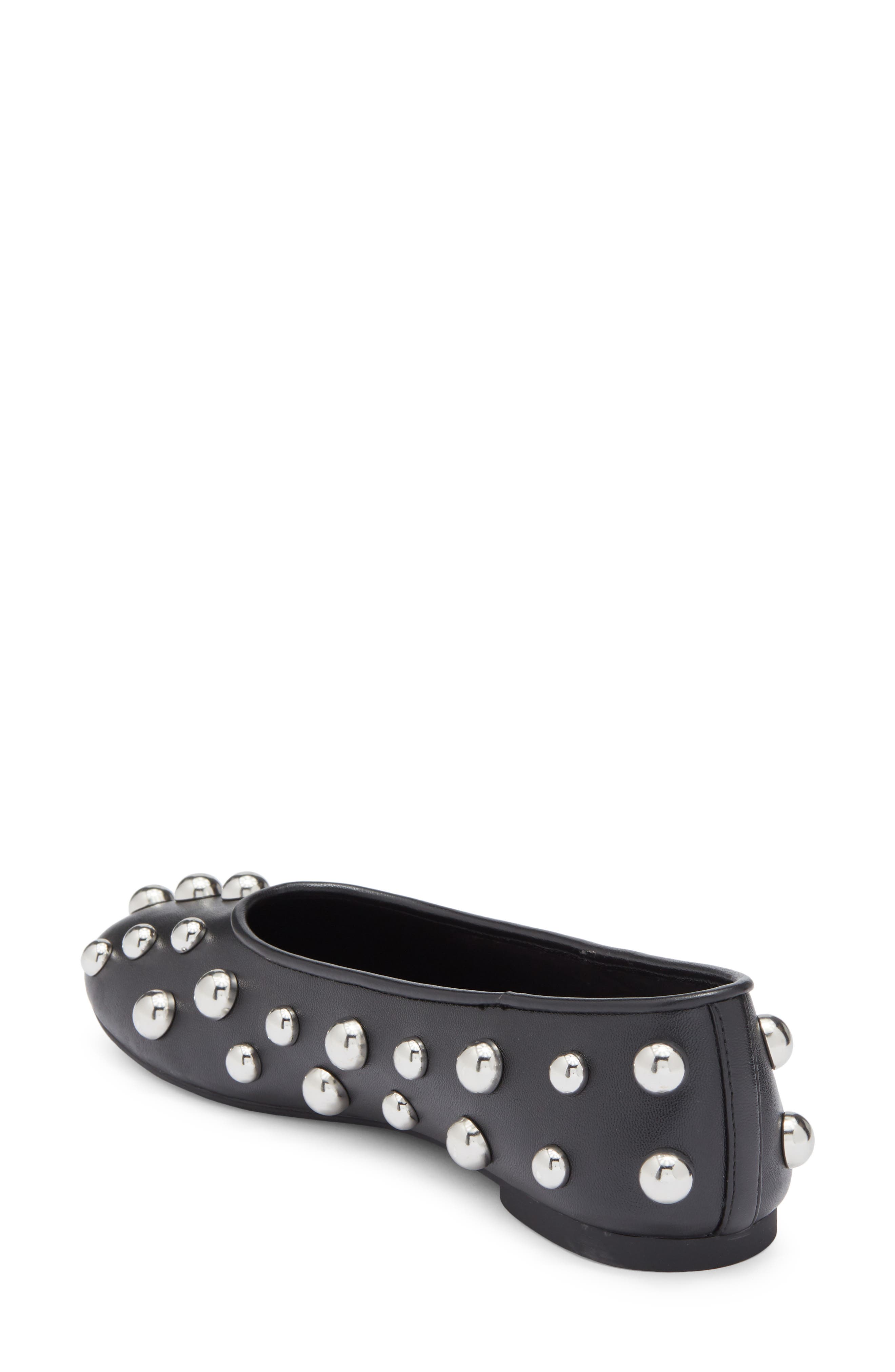 Abound Susie Studded Flat, Alternate, color, Black