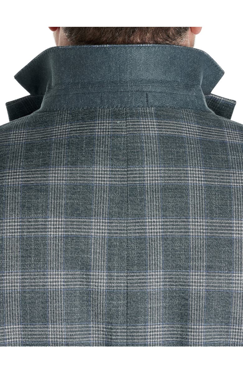 Michael Kors Big & Tall Plaid Sport Coat, Alternate, color, Green