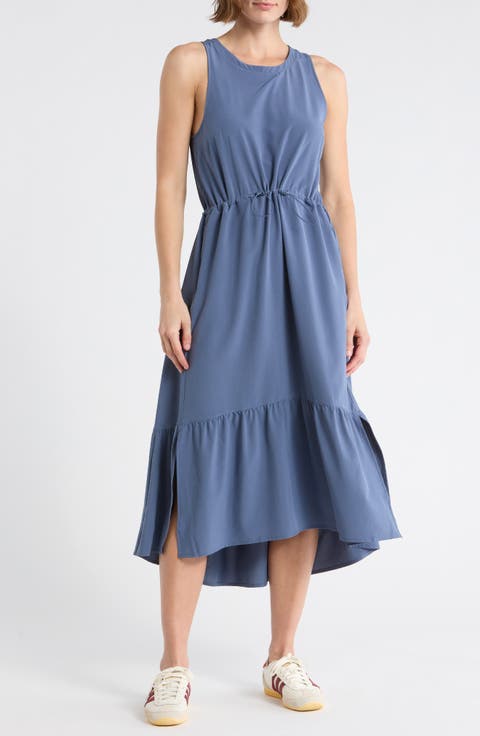 Pursuit Tiered Midi Dress