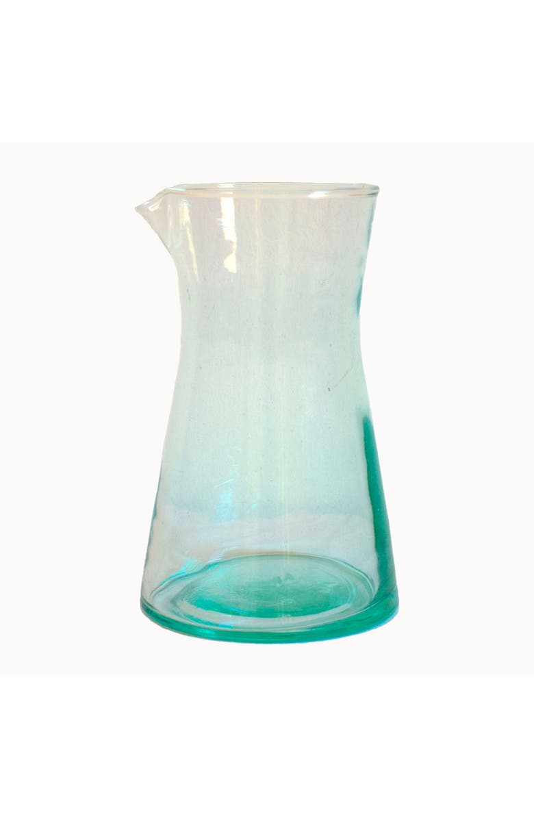 Apartment F Handblown Glass Carafe, Main, color, Clear