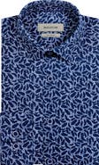 Bugatchi James OoohCotton® Leaf Print Button-Up Shirt