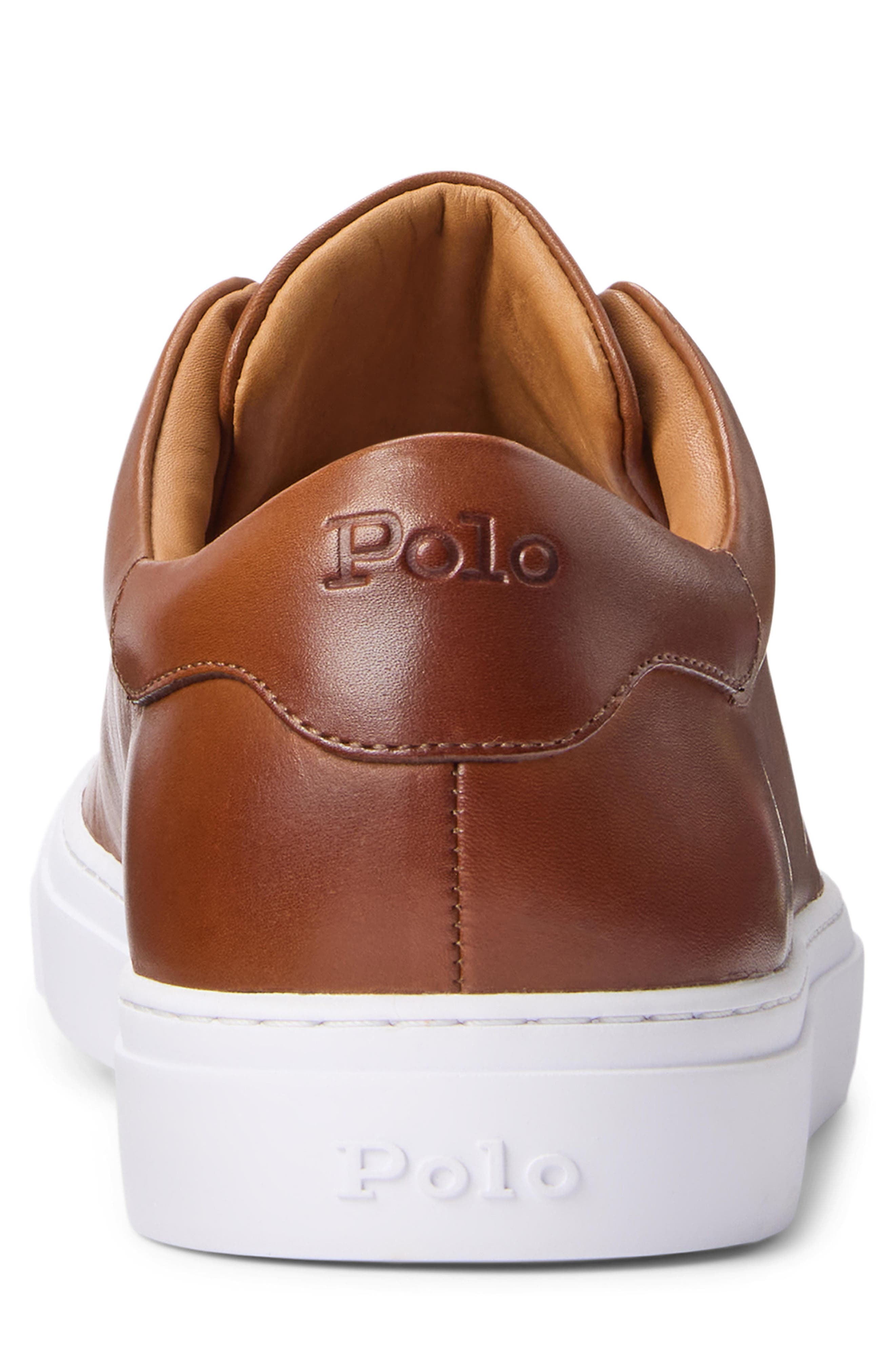 Ralph Lauren Jermain II Sneaker, Alternate, color, Pale Russet