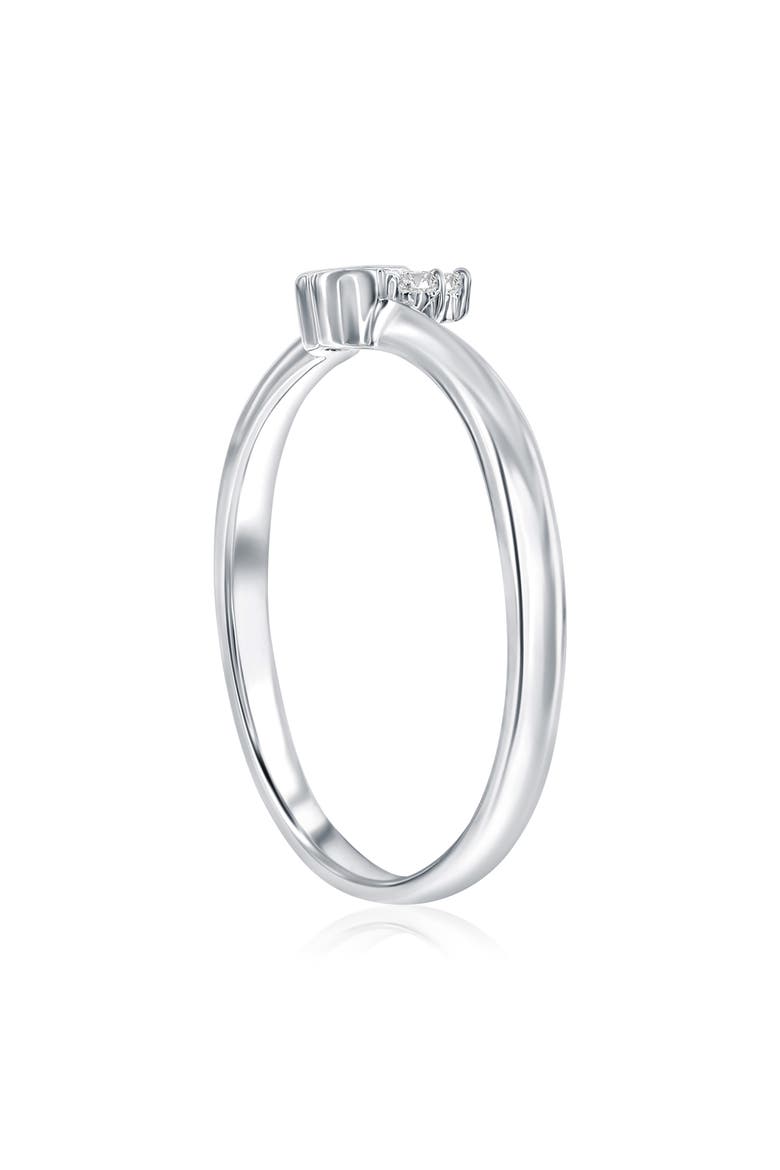 Sterling Silver Paw Print Ring, Alternate, color, SILVER