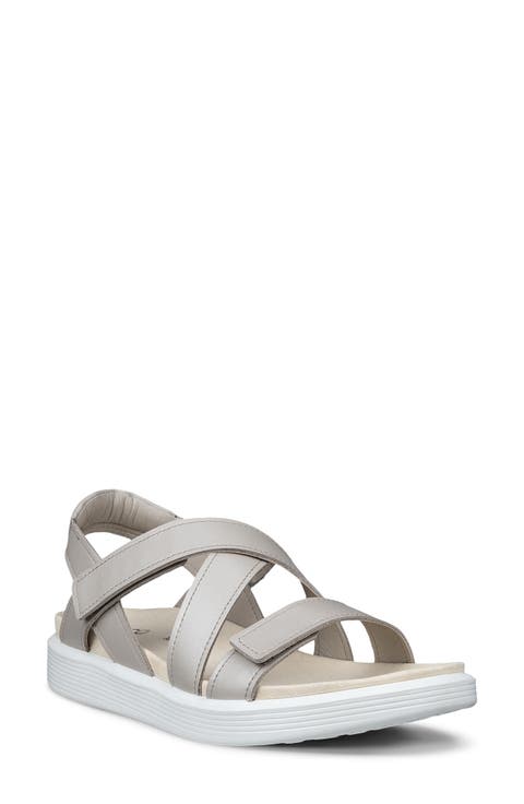Soft Cross Strap Sandal (Women)