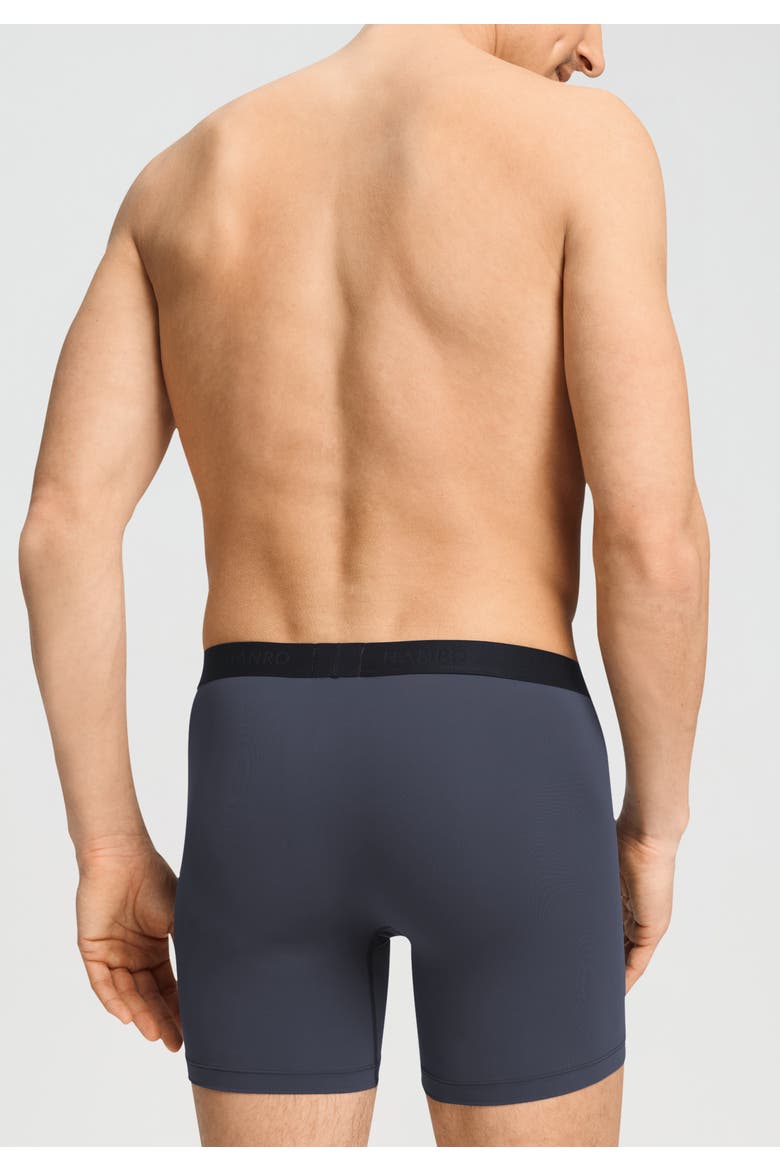 Micro Touch Long Boxer Brief, Alternate, color, Stormy Gray