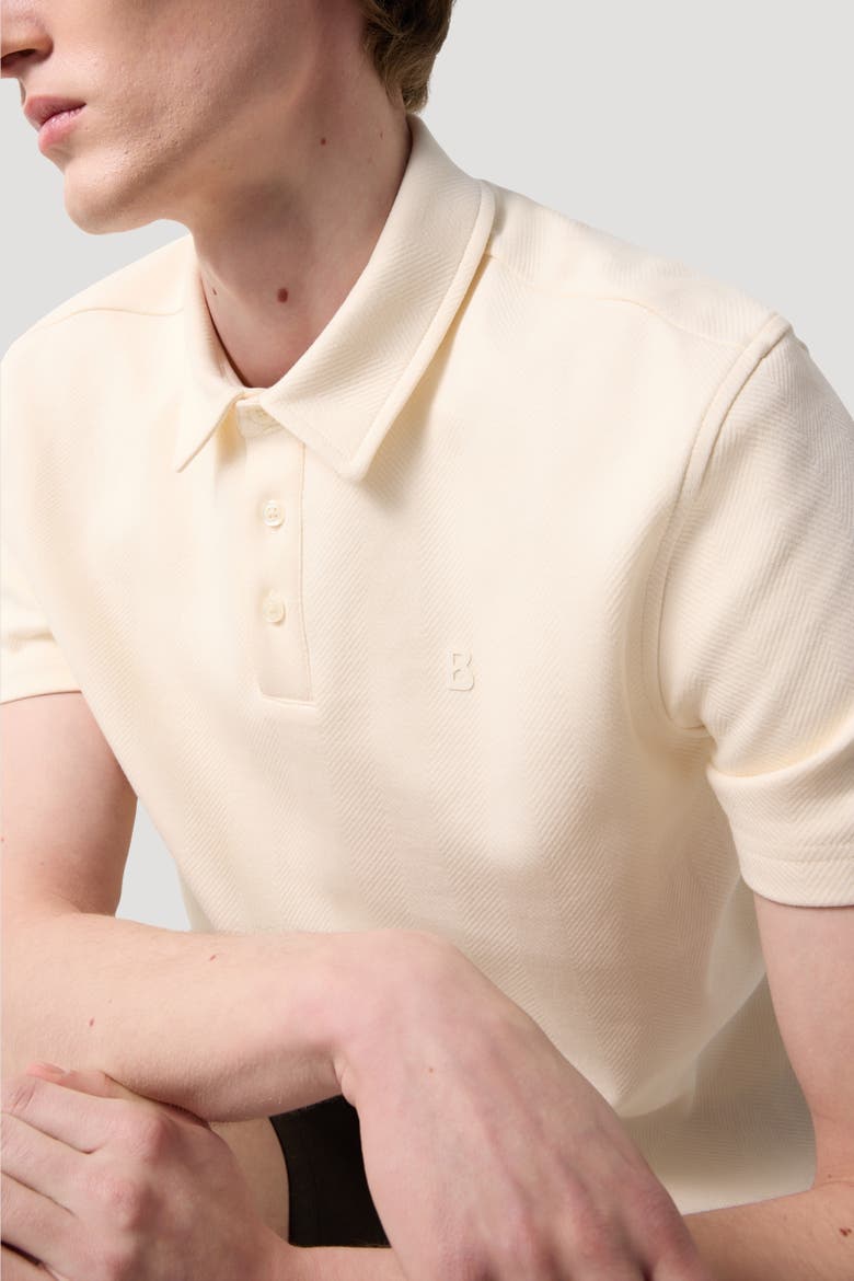 Salvo Polo Shirt, Alternate, color, Cream