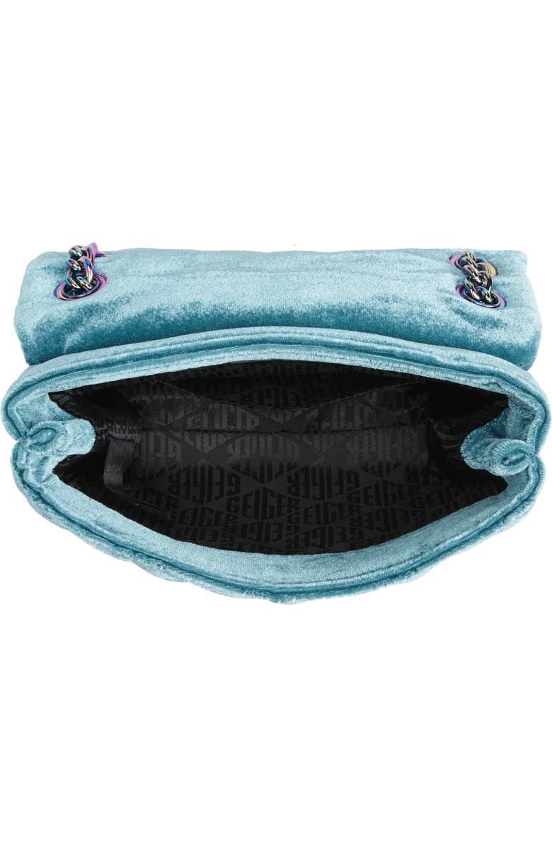 Kurt Geiger London Mini Kensington Velvet Crossbody Bag, Alternate, color,