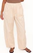 Petal & Pup Sasha Pull-On High Waist Barrel Pants
