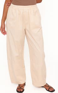 Petal & Pup Sasha Pull-On High Waist Barrel Pants