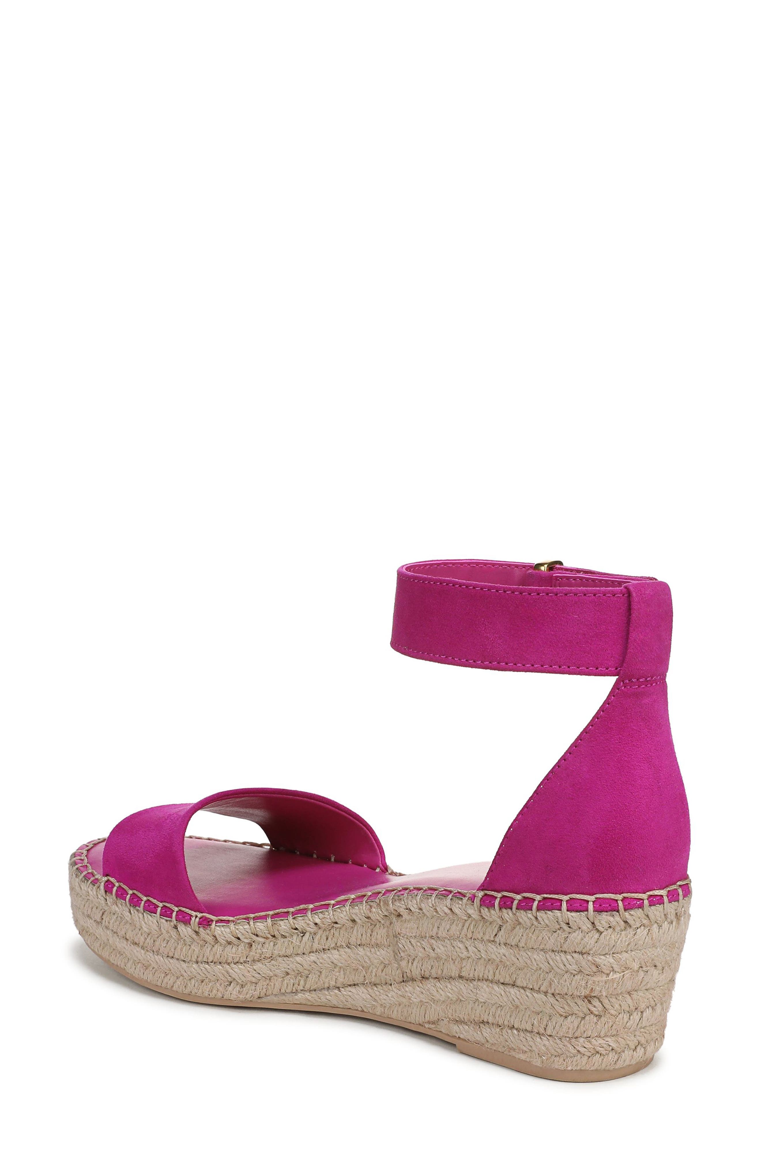 Pela Espadrille Platform Sandal, Alternate, color, FUCHSIA