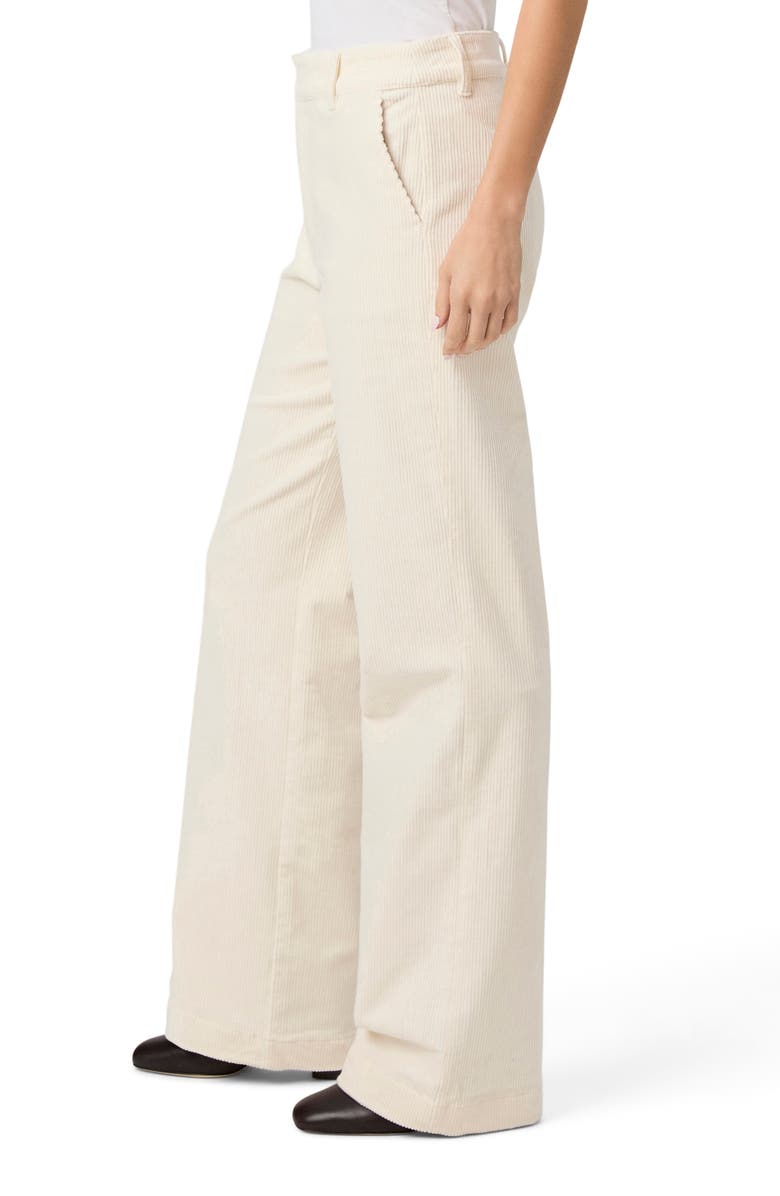 PAIGE Danielle Stretch Cotton Corduroy Pants, Alternate, color, Ivory