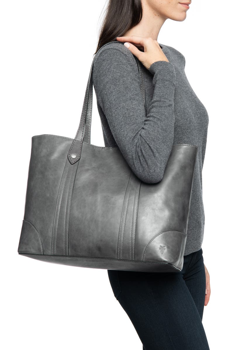 Frye Melissa Leather Shopper, Alternate, color,