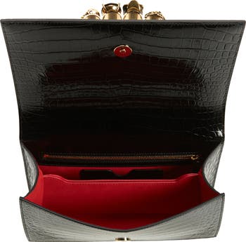 ショルダーバッグ・ポシェット Alexander McQueen Crossbody bags ALEXANDER MCQUEEN Lambskin Quilted Graffiti Skull Knuckle