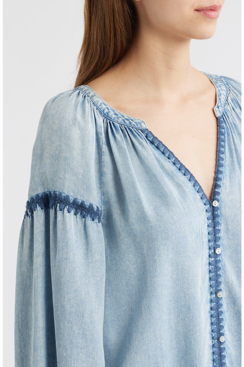 Toshi Chambray Shirt, Alternate, color, MEDIUM CLOUD WASH