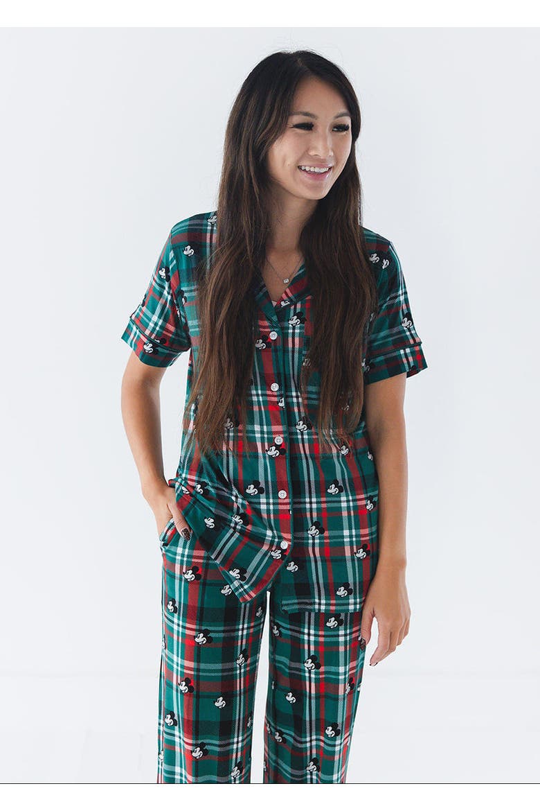 Women's Steamboat Willie Tartan Pajama Set, Alternate, color, Multicolor