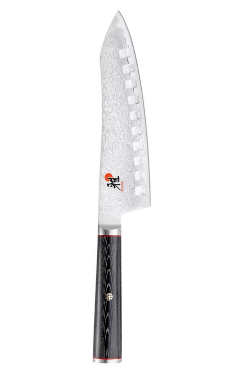 Kaizen 7-Inch Hollow Edge Santoku Knife