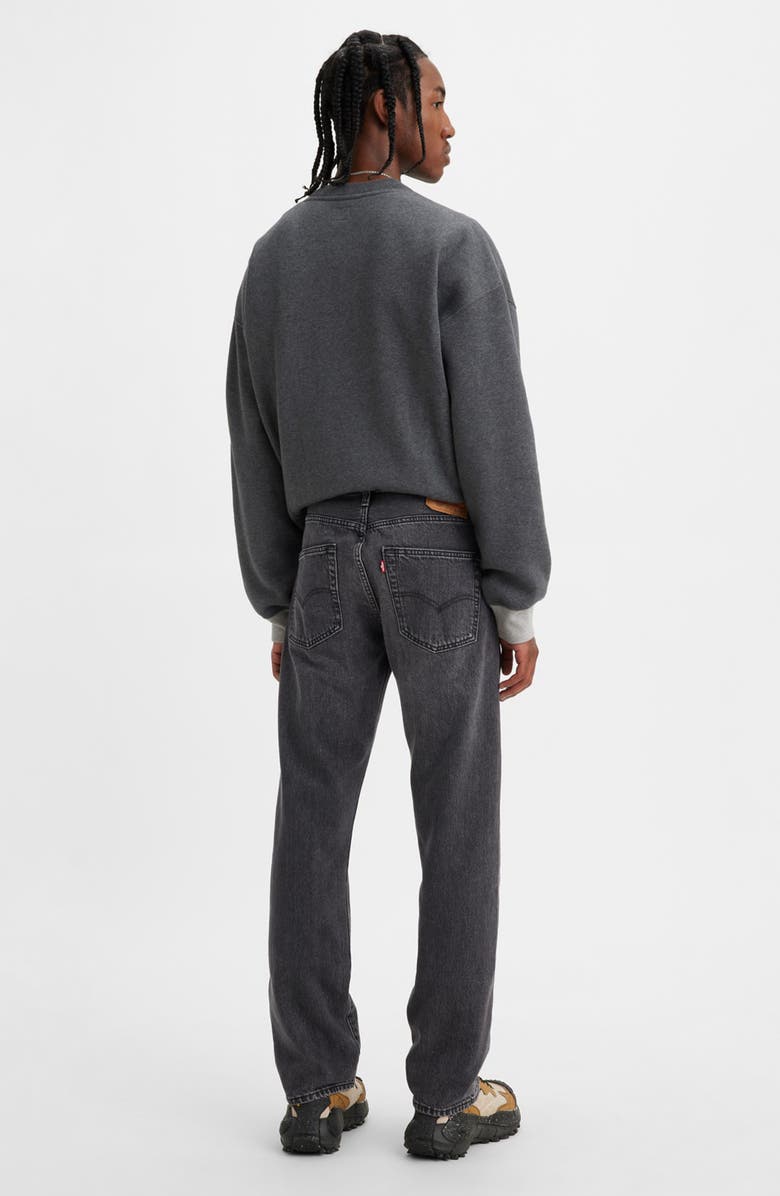 Levi's<sup>®</sup> 501<sup>®</sup> Original Straight Jeans, Alternate, color, Allnighter Black