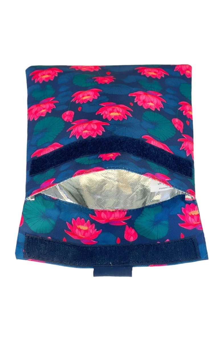 Yumbox Reusable Sandwich Bags - Insulated, Washable, Eco-Friendly Fabric Pouches For Snacks, Wraps & Lunches, Alternate, color, Lotus