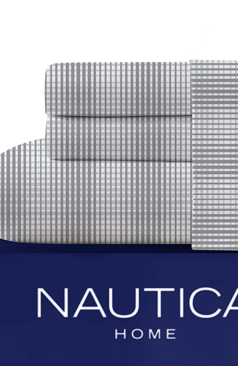 Nautica Michael Plaid Sheet Set, Main, color, Vessel