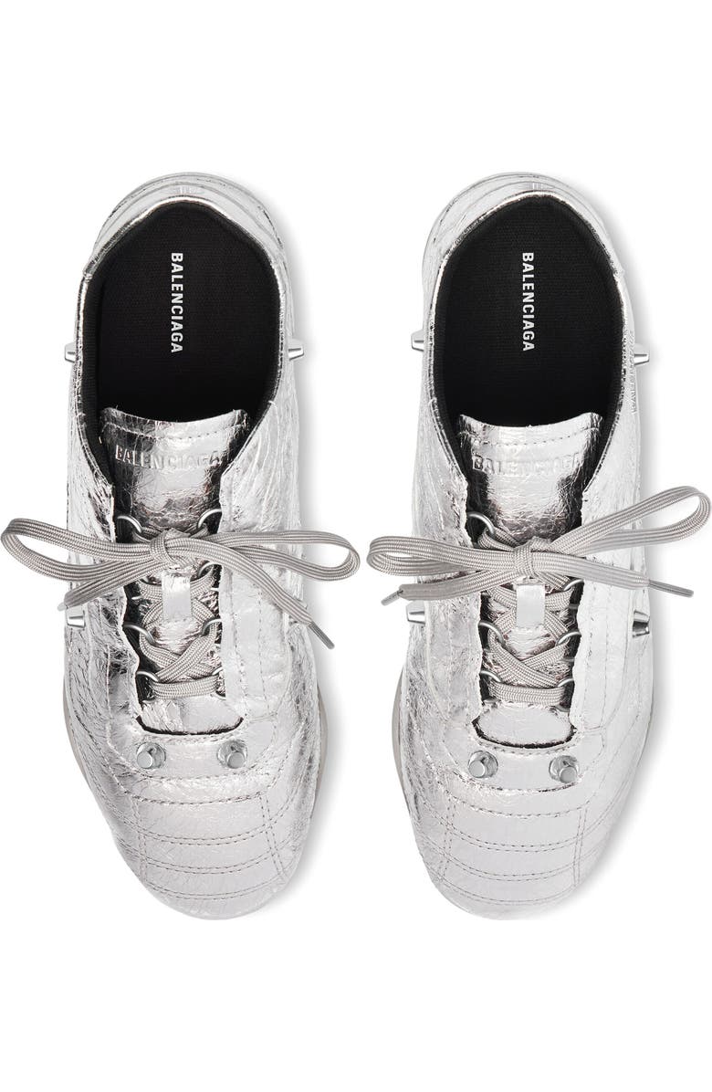 Balenciaga Zen City Metallic Sneaker, Alternate, color, Silver/ Silver