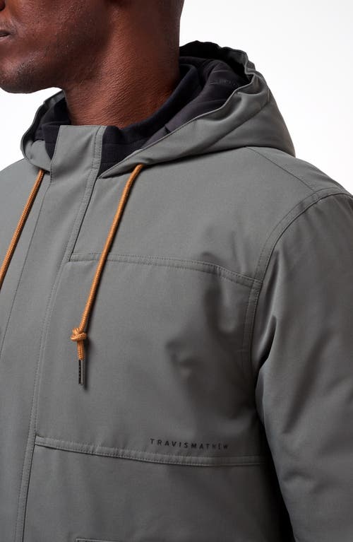 Travismathew Mountain Pass Waterproof Jacket In Dark Olive