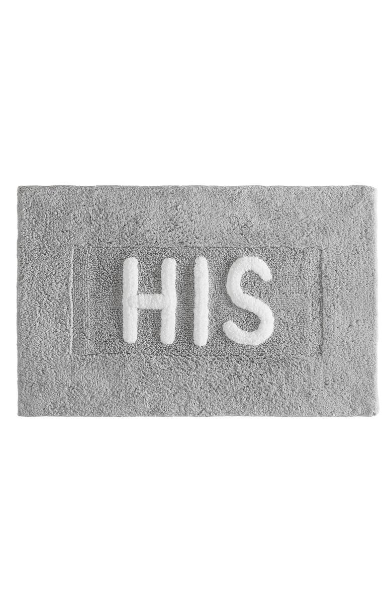 Jean Pierre New York His Bath Mat, Main, color, Grey