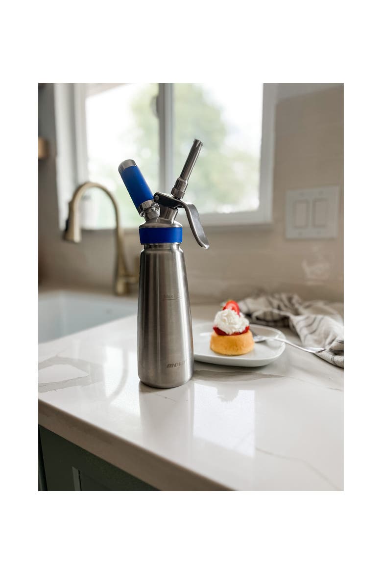 by Mosa Master Whipper Professional Cream Whipper, Alternate, color, Silver  1 Liter