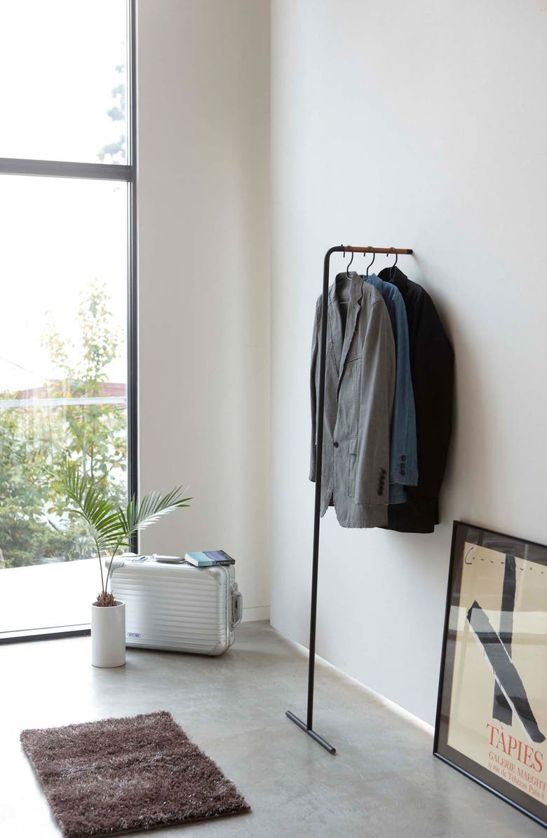 Yamazaki Leaning Tower Slim Coat Rack, Alternate, color, 