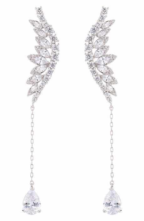 EYE CANDY LOS ANGELES Mystical Cubic Zirconia Drop Earrings