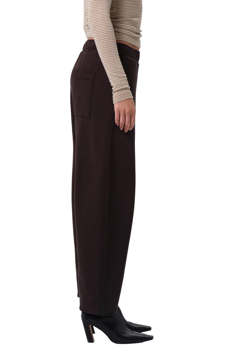 Citizens of Humanity Miro Cotton Fleece Sweatpants, Alternate, color, Chocolate