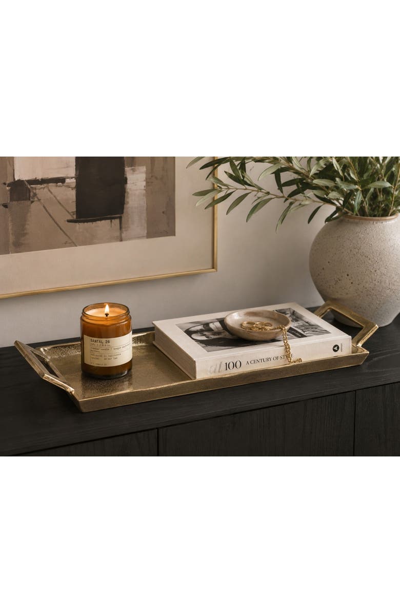 Zodax La Reserve Decorative Aluminum Tray, Alternate, color, Gold