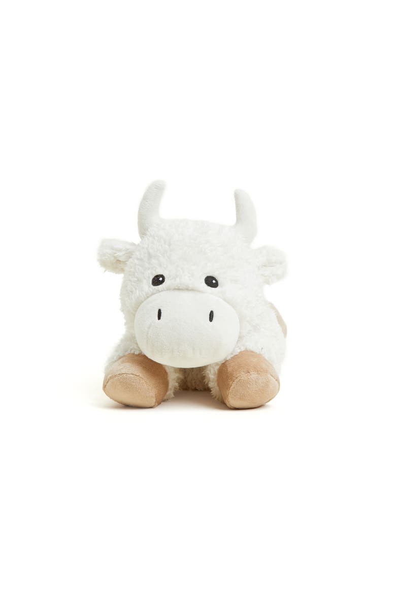 Warmies White Buffalo Plush Toy, Alternate, color, Light Beige