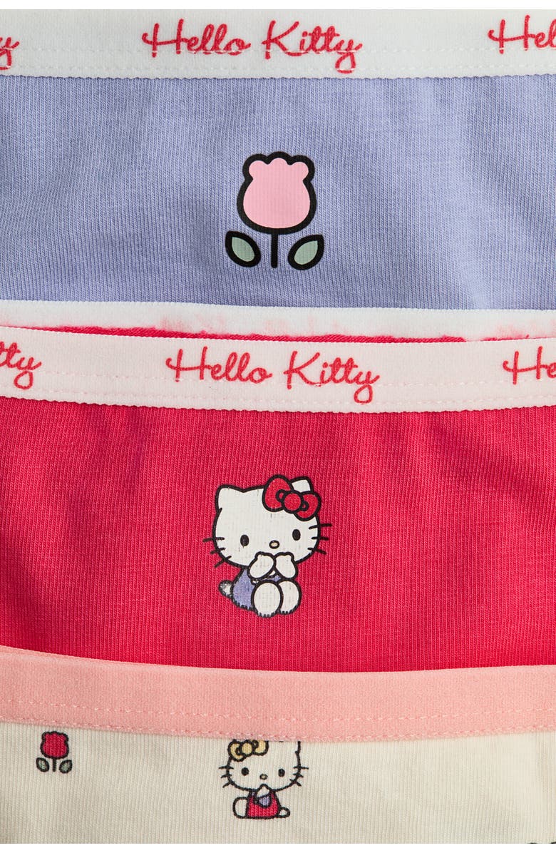 H&M 7-pack cotton briefs, Alternate, color, Cream/Hello Kitty
