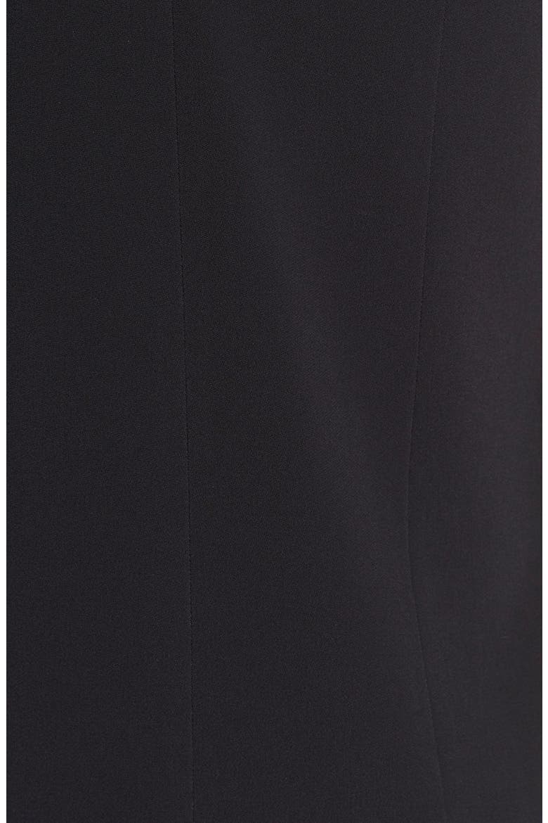 Plunging Back Tunic Dress, Alternate, color, BLACK