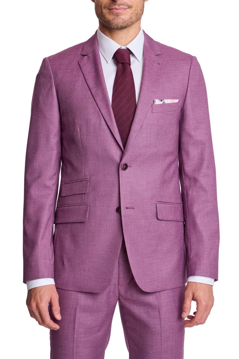 Dover Slim Fit Sport Coat, Main, color, SUGAR PLUM SHARK