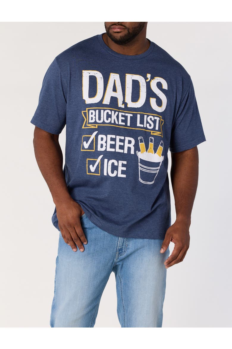 Big & Tall Bucket List, Alternate, color, NAVY HEATHER