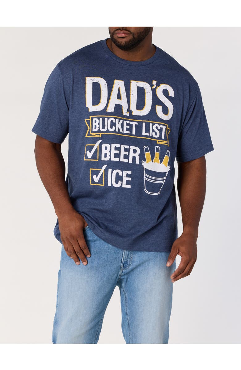 True Nation by DXL Big & Tall Bucket List, Alternate, color, Navy Heather