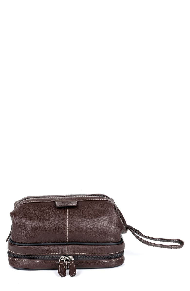 Dopp BUXTON Bonus Items Travel Kit, Main, color, Brown