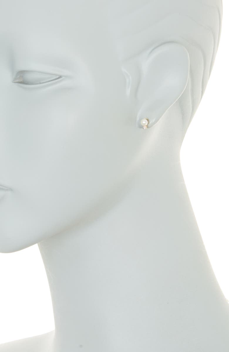 EFFY 14K Yellow Gold Freshwater Pearl Drop Earrings, Alternate, color, White