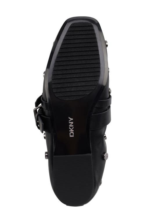 Dkny Crystal-embellished Ballerina Shoes In Black