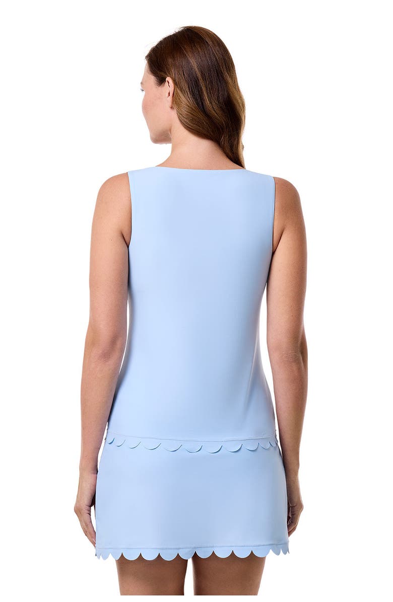 Coolibar Tankini with Scallop Detail - UPF 50+ Sun Protection - Acropora, Alternate, color, Skyride